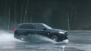 BMW X5 Drift BurnOut SNOW  x6M (music video)