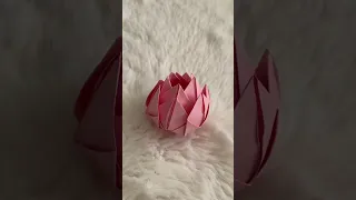 How to make paper Flower Origami lotus flower easy lotus flower | lotus paper craft