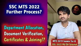 SSC MTS and Havaldar 2022 Department Allocation, Joining Process & Date?