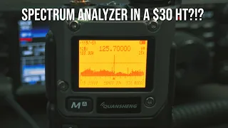 Quansheng UV-K5 Spectrum Analyzer on the EGZUMER Firmware
