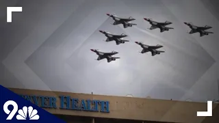 AF Thunderbirds flyover Colorado to honor front line COVID-19 responders