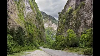 Едем на озеро Рица. Юпшарский каньон.