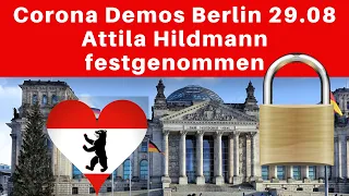 Corona Demos Berlin 29.08. Attila Hildmann festgenommen! | #shorts