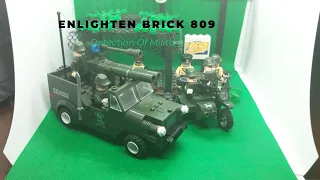 Обзор конструктора Enlighten Brick Combat Zones 809 Обнаружение военных