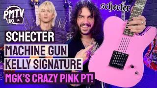 Schecter Machine Gun Kelly Signature PT! - MGK's Badass Single Pickup, Pink Shred Machine!