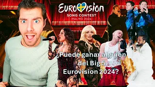 Eurovision 2024 Reacción Big 5 + Suecia Second Rehearsals/Segundos ensayos (english subtitles)