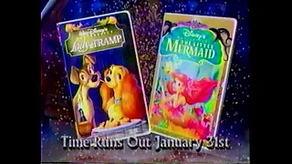 Lady and the Tramp and The Little Mermaid VHS Commercial (1999)