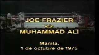 Muhammad Ali vs Joe Frazier III (en español)