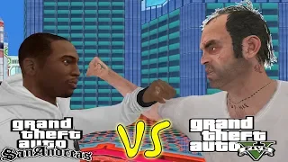 GTA San Andreas vs GTA 5 (Cj vs Trevor)