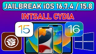 😍 Install Cydia Rootfull Jailbreak iOS 16.7/15.7.9 Windows| CheckRa1n PaleRa1n Without USB Jailbreak