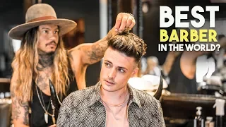 BEST BARBER IN THE WORLD 2018 | Amazing Hairstyle and Experience | BluMaan 2018