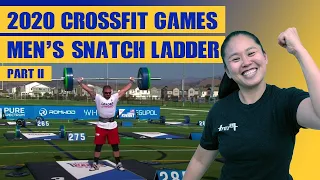 2020 Crossfit Games Mens Speed Snatch Ladder - Olympic Lifting Coach Reacts - Finale I WuLift
