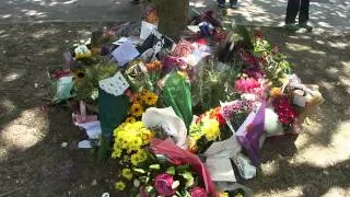 Amy Winehouse - Memorial and Tributes outside her home in Camden Square Camden NW1