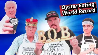 OYSTER EATING WORLD RECORD w/ Colin Shirlow & Matt Stonie - Hillsborough Oyster Festival