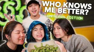 WHO Knows Me BETTER Ampalaya Edition! (Siblings!) | Ranz and Niana