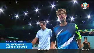 Del Potro ganó y va por el Masters | #TPANoticias