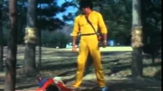 Bruce Lee impersonator  dreadful voice over