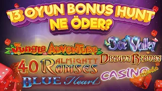 #EGT SLOT OYUNLARI 13 OYUNDA DEV BONUS HUNT 50 TL NE ÖDER? #slotoyunları #bonushunt #slot