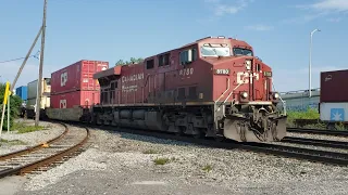 TRAINS 2 For 1 CSX and CPKC Freights at Marshall Avenue With Ben and Elton