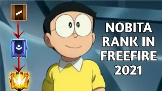 DORAEMON AND NOBITA RANK PUSH IN FREE FIRE 2021 || BELIEVER SONG || HIBRO GAMING