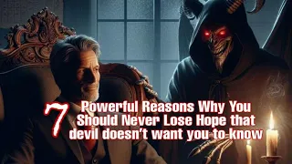 7 Powerful Reasons Why You Should Never Lose Hope that devil doesn’t want you to know