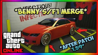 GTA 5 SOLO CAR TO CAR MERGE! (F1/BENNY'S MERGE) *AFTER PATCH 1.59* | GTA Online