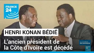 Henri Konan Bédié (1934-2023) : l'ancien président de la Côte d'Ivoire est décédé