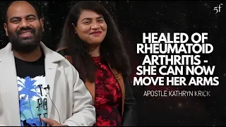 Healed of Rheumatoid Arthritis - She Can Now Mover her Arms