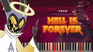 Hell is Forever - Hazbin Hotel (Piano cover | Tutorial | Karaoke)