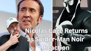 Nicholas Cage Returns in Live-Action Spider-Man Noir Series
