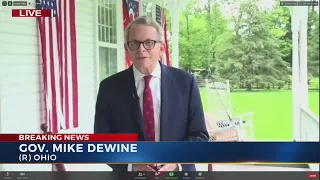 Ohio Gov. DeWine holds video conference after testing positive for coronavirus on 8/6/2020