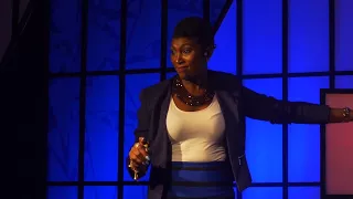 BEAUTY KEEPING UP WITH BRAINS IN A FLAKY WORLD | Ufuoma Ejenobor McDermott | TEDxRayfield