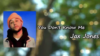 Jax Jones - You Don't Know Me ft. RAYE Lyrics