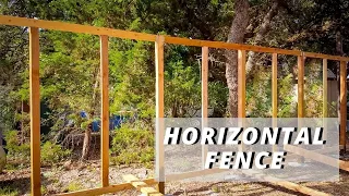 Building a Horizontal Fence