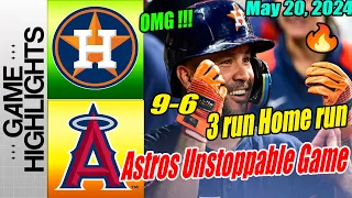 Astros vs Angels [Highlights] May 20, 2024 👊 Jose Altuve homers 3 run Home run. Rocking Astros 👊