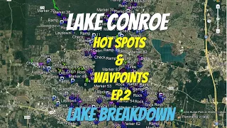 Lake Conroe Uncovered Like Never Before!!  - Check out this lake breakdown!!