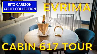 Ritz Carlton Yacht Collection Evrima: Signature Suite 617 Tour