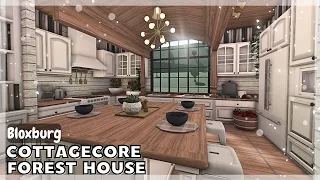 BLOXBURG: Cottagecore Forest Home Speedbuild (interior + full tour) Roblox House Build