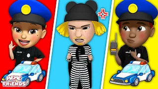 Police Girl And Policeman Song 👮 ♂️🚓🚨| Police Officer Song | ME ME and Friends Kids Songs