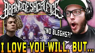 BRAND OF SACRIFICE - Lifeblood ft. Will Ramos | Ohrion Reaction