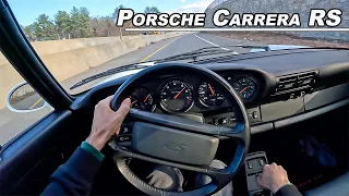 1992 Porsche 964 Carrera RS - The Air Cooled GT3 (POV Binaural Audio)