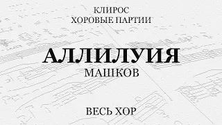 Аллилуия. Машков. Весь хор