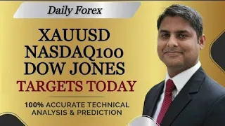 Gold, US30 & NAS100 Day TRADING - Live Technical Analysis & Strategy Today