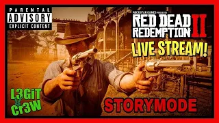 Red Dead Redemption 2! My First Time Playing Red Dead Story Part 8! ( 18+ Stream )