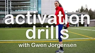 Pre-run activation drills || with Gwen Jorgensen