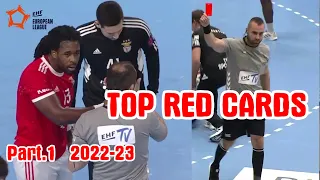 Top Red Cards in Handball 2022-23 EHF European League