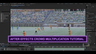 Crowd multiplication in after effects  | Compositing n VFX tutorials | How to do vfx | The Big Byte