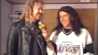 JAMES HETFIELD | METALLICA Interview Donington 1991 MTV | Headbanger's Ball | Riki Rachtman