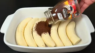 Beat coffee with bananas! The famous dessert that is driving the world crazy! without baking!