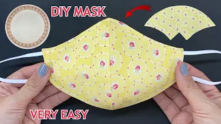 Very Easy Diy Breathable Face Mask (S M L) From Dish Easy To Make Sewing Tutorial | How to Mask |